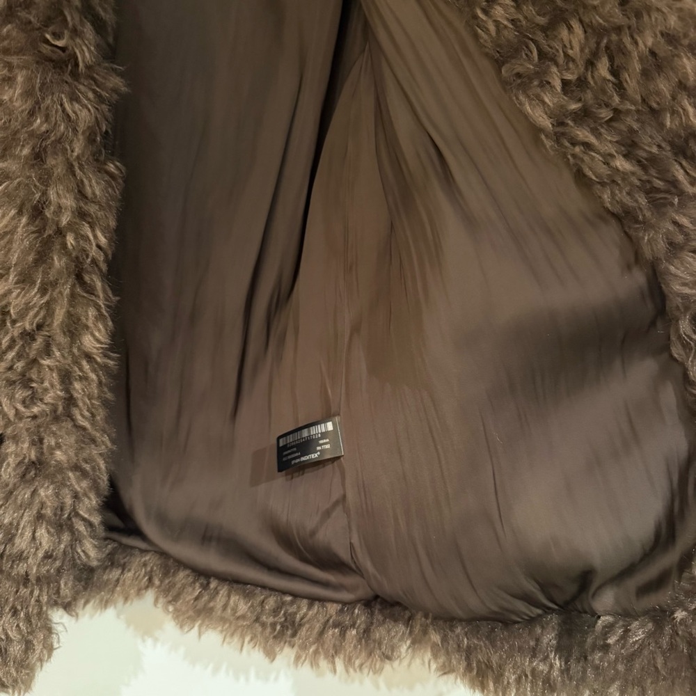 New ZARA ZW Collection Faux Fur Short Coat - Picture 16 of 16